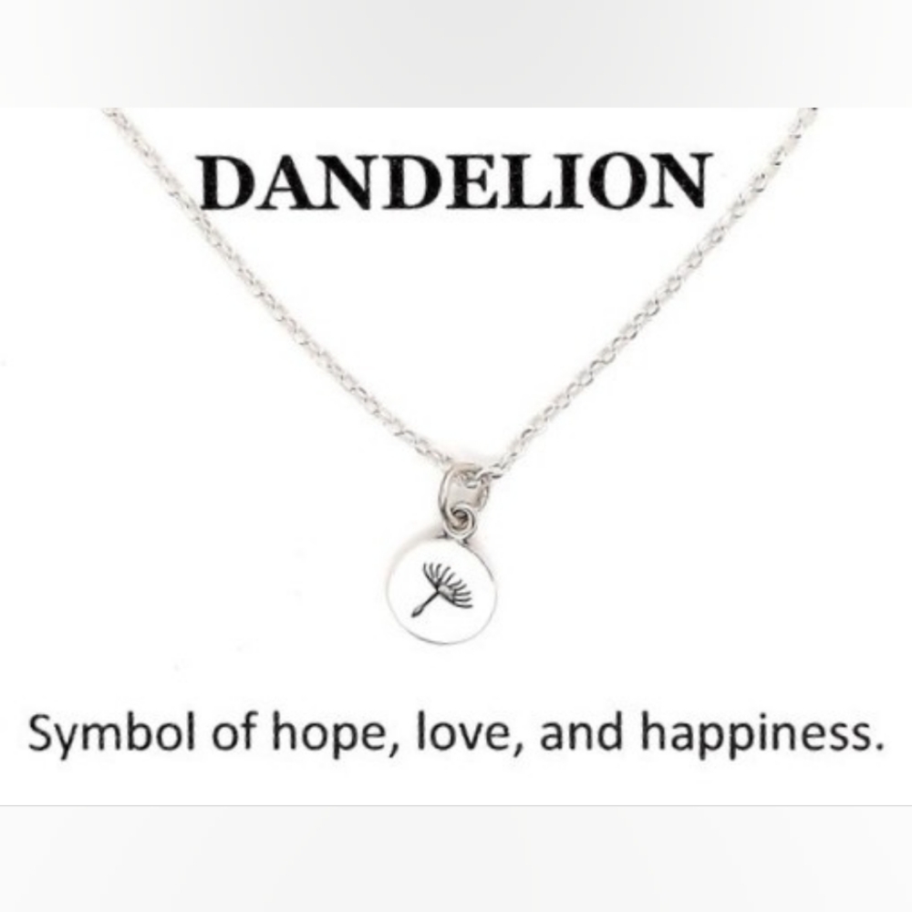 NWT Doodle Beads Mother Daughter Dandelion Necklace